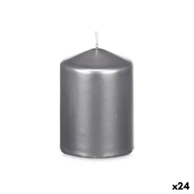 Candle Silver 7 x 10 x 7 cm (24 Units) by Acorde, Candles - Ref: S3632195, Price: 45,21 €, Discount: %