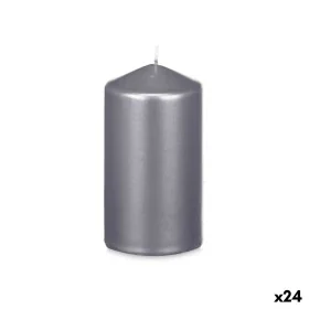 Bougie Argenté 7 x 13 x 7 cm (24 Unités) de Acorde, Bougies - Réf : S3632199, Prix : 60,96 €, Remise : %