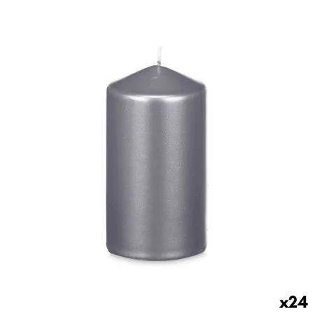 Vela Prateado 7 x 13 x 7 cm (24 Unidades) de Acorde, Velas - Ref: S3632199, Preço: 62,17 €, Desconto: %