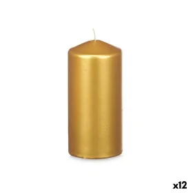 Candle Golden 7 x 15,5 x 7 cm (12 Units) by Acorde, Candles - Ref: S3632201, Price: 40,47 €, Discount: %