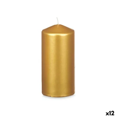 Kerze Gold 7 x 15,5 x 7 cm (12 Stück) von Acorde, Kerzen - Ref: S3632201, Preis: 39,83 €, Rabatt: %