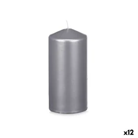 Bougie Argenté 7 x 15,5 x 7 cm (12 Unités) de Acorde, Bougies - Réf : S3632203, Prix : 40,47 €, Remise : %