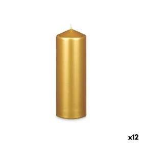 Bougie Doré 7 x 20 x 7 cm (12 Unités) de Acorde, Bougies - Réf : S3632205, Prix : 46,97 €, Remise : %