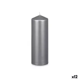 Bougie Argenté 7 x 20 x 7 cm (12 Unités) de Acorde, Bougies - Réf : S3632207, Prix : 46,97 €, Remise : %