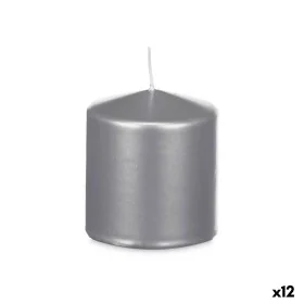 Vela Prateado 9 x 10 x 9 cm (12 Unidades) de Acorde, Velas - Ref: S3632211, Preço: 36,75 €, Desconto: %