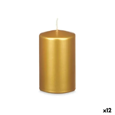 Bougie Doré 9 x 15 x 9 cm (12 Unités) de Acorde, Bougies - Réf : S3632213, Prix : 51,65 €, Remise : %