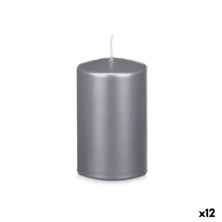 Vela Prateado 9 x 15 x 9 cm (12 Unidades) de Acorde, Velas - Ref: S3632215, Preço: 52,70 €, Desconto: %