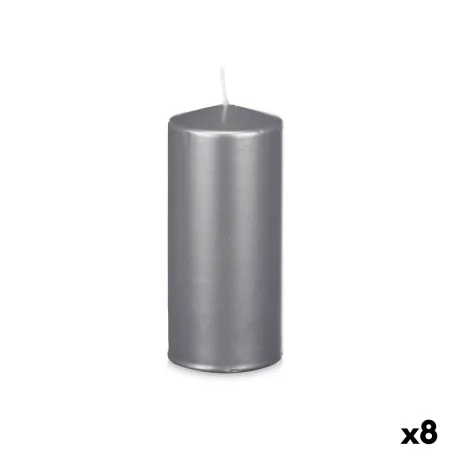 Candela Argentato 9 x 20 x 9 cm (8 Unità) di Acorde, Candele - Rif: S3632219, Prezzo: 43,92 €, Sconto: %