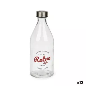 Botella Retro Vidrio 1 L (12 Unidades) de Vivalto, Botellas y juegos de sake - Ref: S3632225, Precio: 24,55 €, Descuento: %