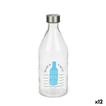 Bottle Message Glass 1 L (12 Units) by Vivalto, Sake Pots & Sets - Ref: S3632233, Price: 24,55 €, Discount: %