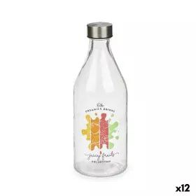 Garrafa Juicy Fruits Vidro 1 L (12 Unidades) de Vivalto, Garrafas e conjuntos de sake - Ref: S3632239, Preço: 24,55 €, Descon...