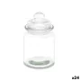 Tarro Transparente Vidrio 250 ml 8 x 13 x 8 cm (24 Unidades) Con Tapa de Vivalto, Almacenamiento de alimentos - Ref: S3632243...