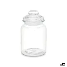 Jar Transparent Glass 900 ml (12 Units) With lid by Vivalto, Food storage - Ref: S3632247, Price: 33,64 €, Discount: %