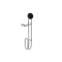 Toilet Roll Holder Black Steel ABS 3 x 32 x 15 cm (12 Units) Double by Berilo, Toilet accessories - Ref: S3632300, Price: 52,...