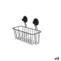 Soporte de Ducha Negro Acero ABS 24 x 18 x 10 cm (12 Unidades) de Berilo, Accesorios para ducha - Ref: S3632310, Precio: 51,6...