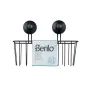 Support de douche Noir Acier ABS 24 x 18 x 10 cm (12 Unités) de Berilo, Accessoires de douche - Réf : S3632310, Prix : 52,70 ...