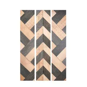 Biombo Marrón Negro Lienzo 122 x 2,5 x 180 cm de Gift Decor, Biombos - Ref: S3632325, Precio: 58,89 €, Descuento: %