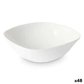 Bol Blanc 15 x 5 x 15 cm (48 Unités) Carré de Vivalto, Plats et plateaux - Réf : S3632332, Prix : 45,99 €, Remise : %