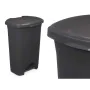 Pedal bin Anthracite Plastic 50 L (3 Units) by BigBuy Home, Wastebaskets - Ref: S3632363, Price: 45,59 €, Discount: %