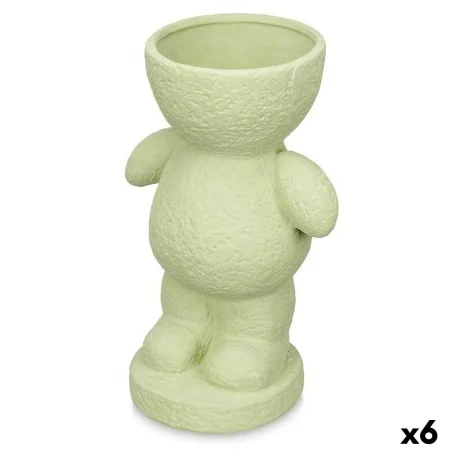 Statua Decorativa Verde 16 x 25 x 12 cm Vaso (6 Unità) di Gift Decor, Soprammobili - Rif: S3632371, Prezzo: 46,45 €, Sconto: %