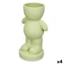 Decorative Figure Orange 19 x 31 x 15 cm Vase (4 Units) by Gift Decor, Ornaments - Ref: S3632377, Price: 46,60 €, Discount: %