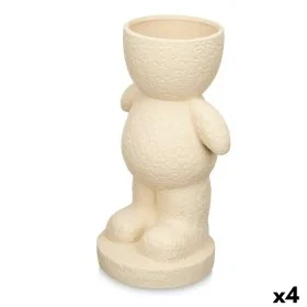 Deko-Figur Beige 19 x 31 x 15 cm Vase (4 Stück) von Gift Decor, Ornamente - Ref: S3632381, Preis: 46,60 €, Rabatt: %