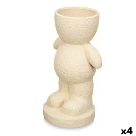 Decorative Figure Beige 19 x 31 x 15 cm Vase (4 Units) by Gift Decor, Ornaments - Ref: S3632381, Price: 45,86 €, Discount: %