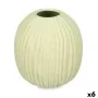 Vaso Verde Dolomite 15 x 18 x 15 cm (6 Unidades) Esfera Riscas de Gift Decor, Jarrões - Ref: S3632383, Preço: 44,65 €, Descon...