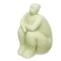 Figura Decorativa Verde Dolomita 18 x 30 x 19 cm (4 Unidades) Mujer Sentado de Gift Decor, Coleccionables - Ref: S3632409, Pr...