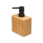 Soap Dispenser Black Bamboo Plastic 9,7 x 15 x 5,8 cm (12 Units) by Berilo, Stands and dispensers - Ref: S3632457, Price: 52,...