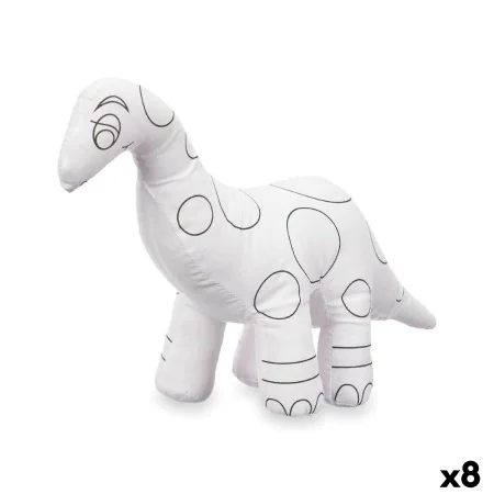 Peluche à colorier Blanc Noir Tissu 28 x 22 x 9 cm Dinosaure (8 Unités) de Pincello, Peinture - Réf : S3632465, Prix : 44,64 ...