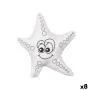 Colouring Plush White Black Cloth 26 x 26 x 8 cm Starfish (8 Units) by Pincello, Painting - Ref: S3632473, Price: 43,92 €, Di...