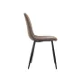 Chair Brown Cloth Fleece 45 x 89 x 53 cm (4 Units) by Gift Decor, Dining Chairs - Ref: S3632542, Price: 115,89 €, Discount: %