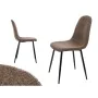 Chair Brown Cloth Fleece 45 x 89 x 53 cm (4 Units) by Gift Decor, Dining Chairs - Ref: S3632542, Price: 115,89 €, Discount: %