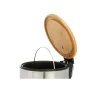 Papeleira com Pedal Castanho Prateado Bambu Aço inoxidável 3 L (6 Unidades) de Berilo, Papeleiras - Ref: S3632546, Preço: 49,...