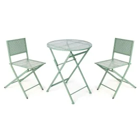 Conjunto de Mesa con 2 Sillas Verde de Ibergarden, Conjuntos de muebles de jardín - Ref: S3632714, Precio: 91,09 €, Descuento: %