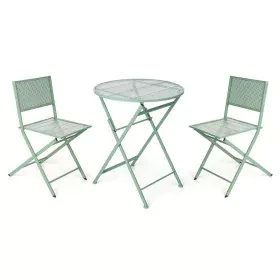 Conjunto de Mesa con 2 Sillas Verde de Ibergarden, Conjuntos de muebles de jardín - Ref: S3632714, Precio: 100,56 €, Descuent...