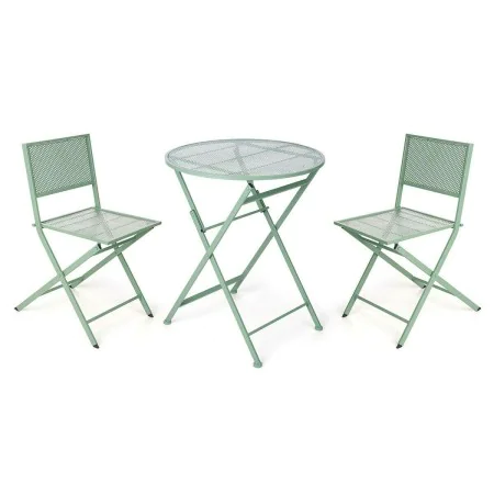 Table set with 2 chairs Green by Ibergarden, Garden Furniture Sets - Ref: S3632714, Price: 91,09 €, Discount: %