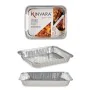 Jeux de plateaux Aluminium 32,5 x 26 x 3,8 cm 3 Pièces (12 Unités) de Kinvara, Moules jetables - Réf : S3632867, Prix : 21,50...