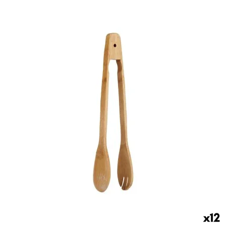 Kitchen Pegs Bamboo 30 x 5 x 7,5 cm (12 Units) by Kinvara, Cooking Tongs - Ref: S3632872, Price: 15,80 €, Discount: %