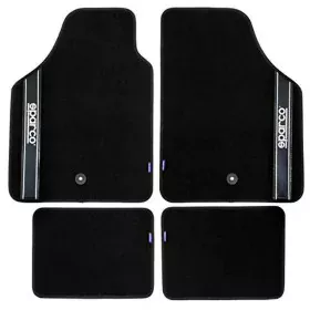 Set de tapis de voitures Sparco Strada 2012 B Universel Noir (4 pcs) de Sparco, Tapis anti-dérapants - Réf : S3700002, Prix :...