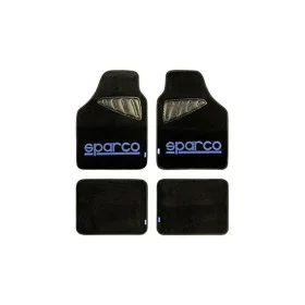 Conjunto de Tapetes de Carro Sparco SPC1901 Universal Preto/Azul (4 pcs) de Sparco, Tapetes antiderrapantes - Ref: S3700587, ...