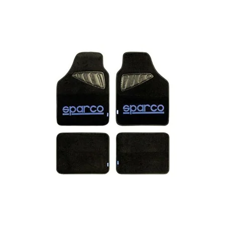 Auto-Fußmatten-Set Sparco SPC1901 Universal Schwarz/Blau (4 pcs) von Sparco, Antirutschmatten - Ref: S3700587, Preis: 34,18 €...