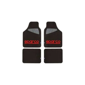 Set de Alfombrillas para Coche Sparco SPC1903 Universal Negro/Rojo (4 pcs) de Sparco, Alfombrillas antideslizantes - Ref: S37...