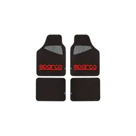 Conjunto de Tapetes de Carro Sparco SPC1903 Universal Preto/Vermelho (4 pcs) de Sparco, Tapetes antiderrapantes - Ref: S37005...