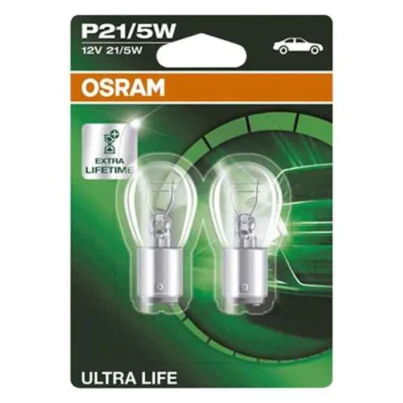 Ampoule pour voiture OS7528ULT-02B Osram OS7528ULT-02B P21/5W 21/5W 12V (2 Pièces) de Osram, Ampoules - Réf : S3700859, Prix ...