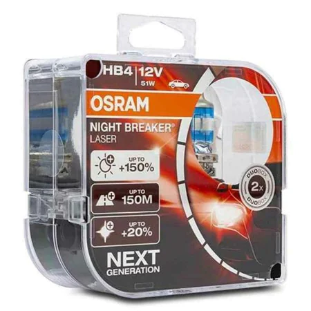 Car Bulb OS9006NL-HCB Osram OS9006NL-HCB HB4 51W 12V (2 Pieces) by Osram, Bulbs - Ref: S3700961, Price: 79,61 €, Discount: %