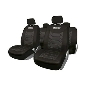 Car Seat Covers Sparco Black (11 pcs) by Sparco, Seat Cover Sets - Ref: S3701116, Price: 56,56 €, Discount: %