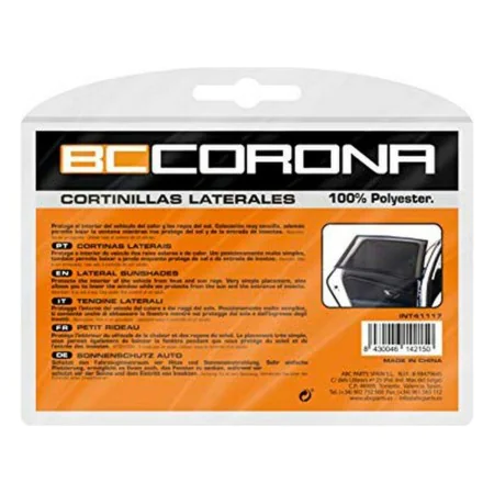 Cortinilla Lateral para Coche BC Corona INT41117 Universal (2 pcs) de BC Corona, Ventanas laterales - Ref: S3701180, Precio: ...