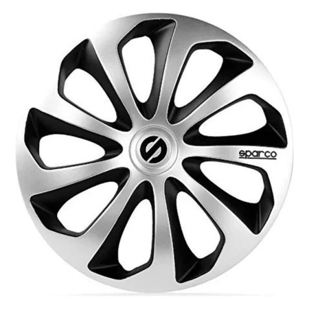 Tapacubos Sparco Sicilia CS5 Preto Prateado 13" de Sparco, Tapacubos - Ref: S3701392, Preço: 40,46 €, Desconto: %